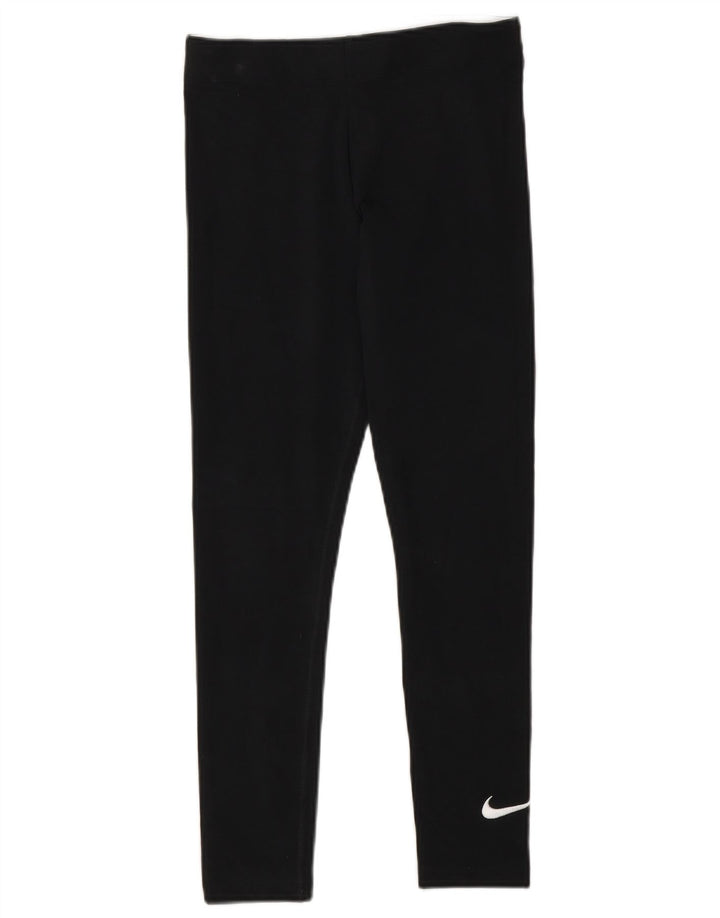 Legginsy dziewczęce Nike 10-11 lat, średnie czarne