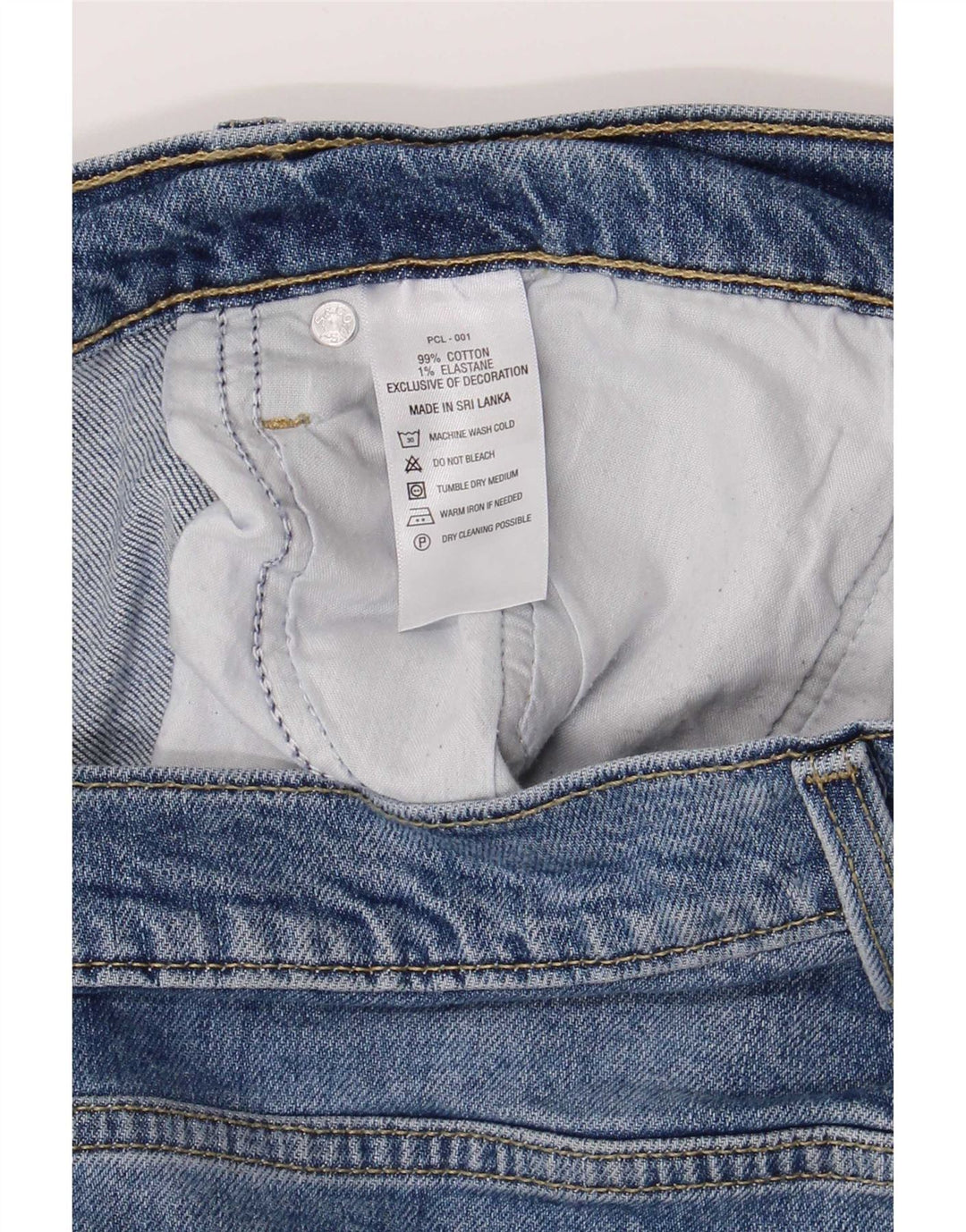 Damskie proste dżinsy Levi's W34 L27 Niebieskie bawełniane