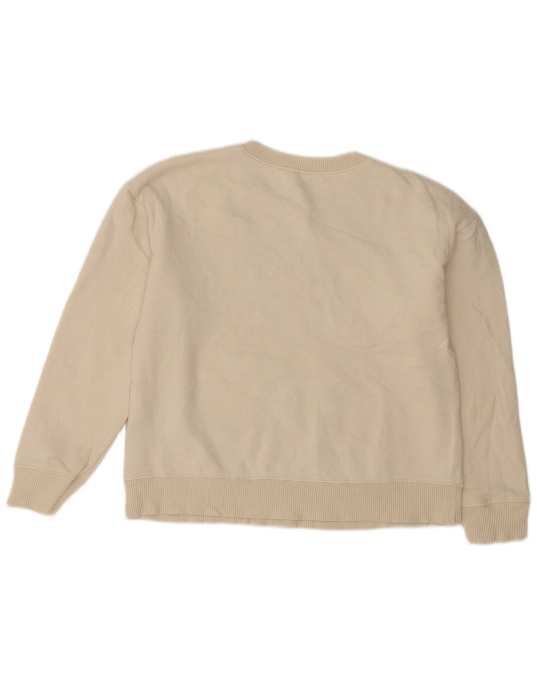 Damska bluza oversize Zara z grafiką UK 10, mała w kolorze złamanej bieli