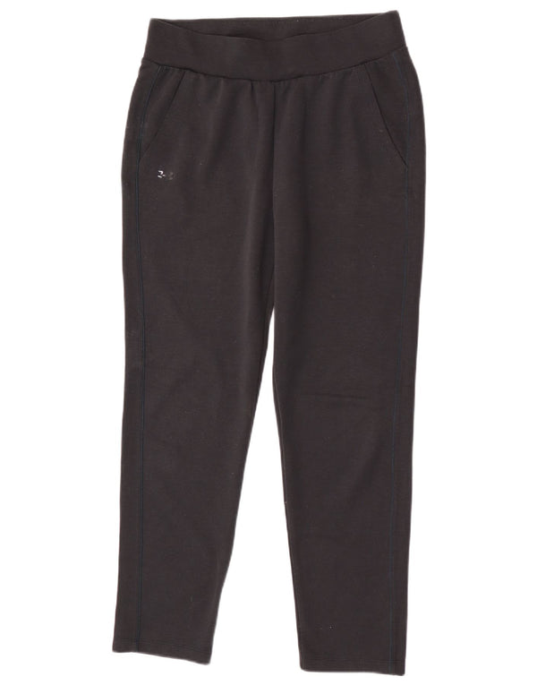 Damskie spodnie dresowe Under Armour UK 14, średnie czarne, bawełniane
