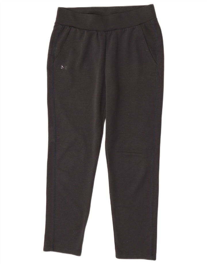 Damskie spodnie dresowe Under Armour UK 14, średnie czarne, bawełniane