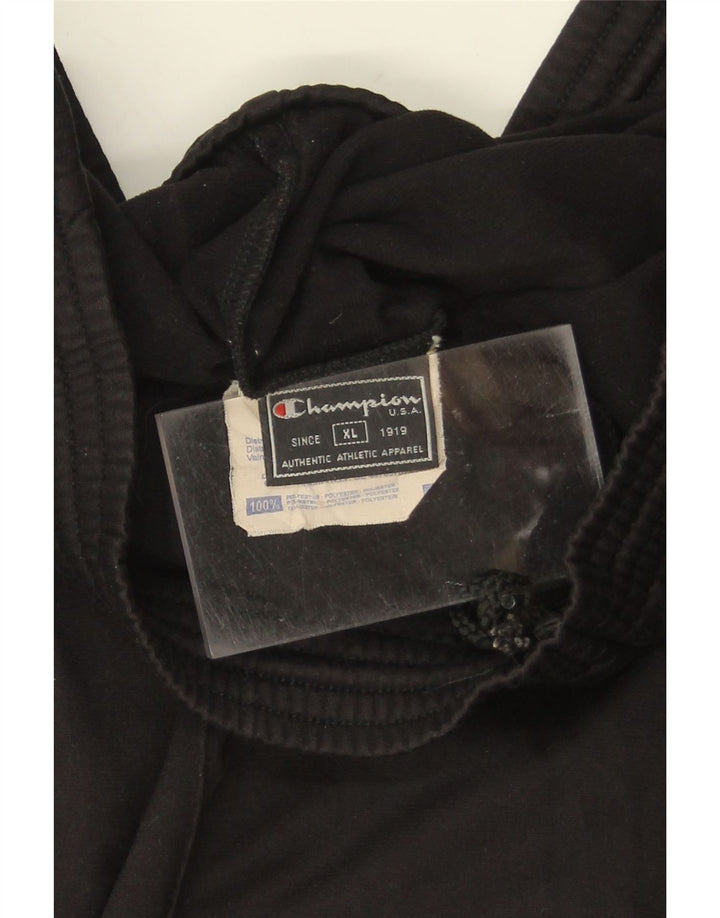 CHAMPION Mens Tracksuit Trousers XL Black Polyester