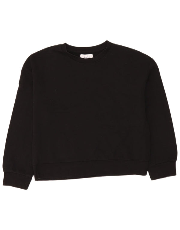 Damski sweter oversize Zara Trafaluc UK 10, mały, czarny, bawełniany