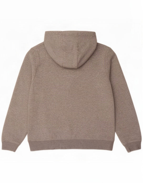 Crew Clothing Damski sweter oversize z kapturem UK 10, mały, szary, bawełniany
