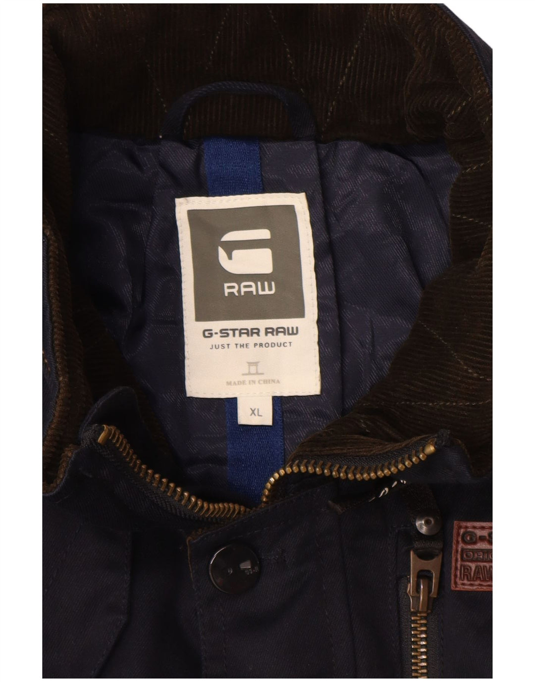 Kurtka chłopięca G-Star 13-14 lat XL, granatowa, bawełniana