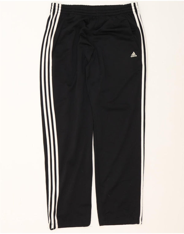 Męskie spodnie dresowe Adidas UK 42/44, duże, czarne, poliestrowe