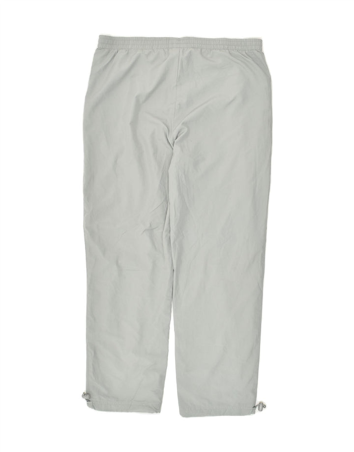 REEBOK Mens Tracksuit Trousers Small Grey Polyester | Vintage Reebok | Thrift | Second-Hand Reebok | Used Clothing | Messina Hembry 