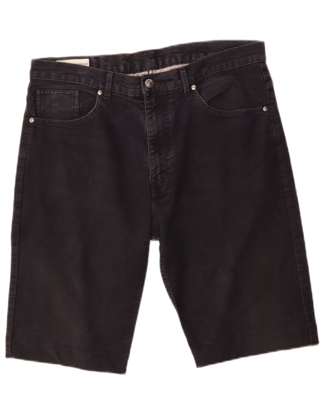 Marks & Spencer Męskie spodenki Chino Blue Harbor W34, duże, granatowe, bawełniane