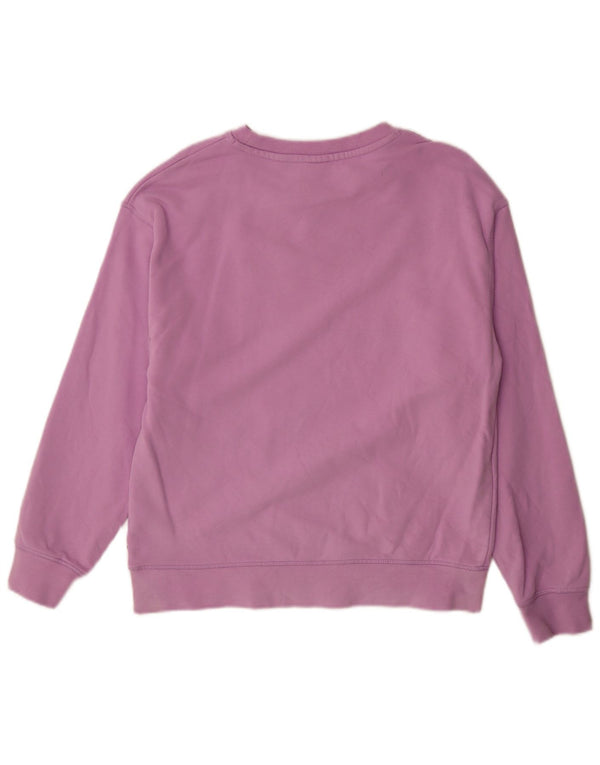 Damski sweter oversize Levi's z grafiką UK 10, mały, fioletowy, bawełniany