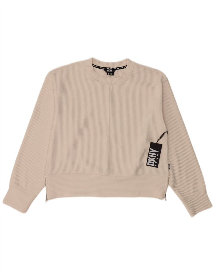 Damska bluza dresowa Dkny UK 14, średni, złamany biały poliester