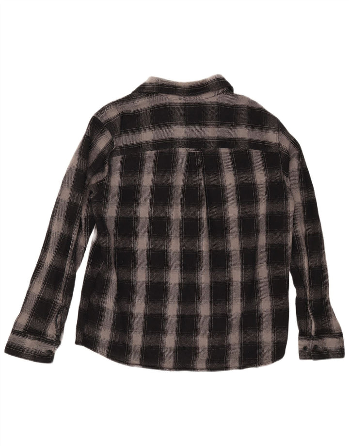 Męska koszula flanelowa JACK & JONES XL, czarna, bawełniana w kratę