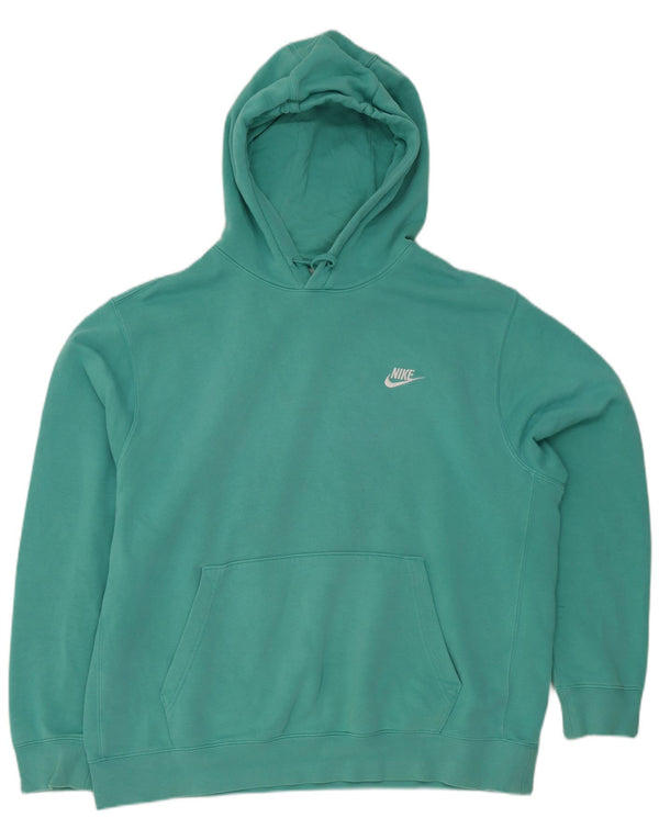 Męska bluza z kapturem Nike XL, turkusowa, bawełniana