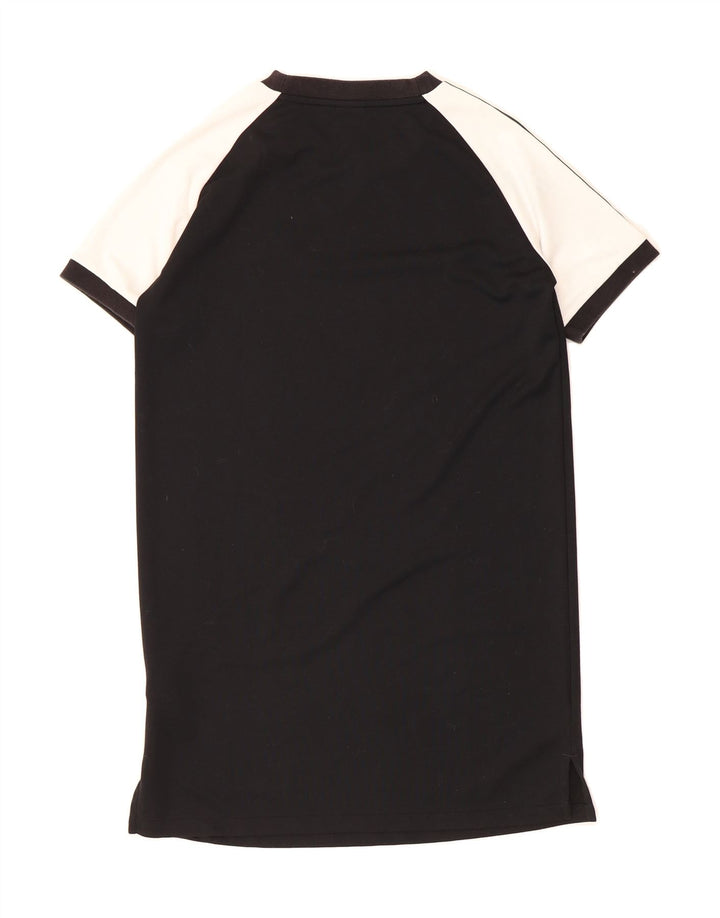 ADIDAS Womens Tunic Dress UK 8 Small Black Colourblock Polyester Vintage Adidas and Second-Hand Adidas from Messina Hembry 
