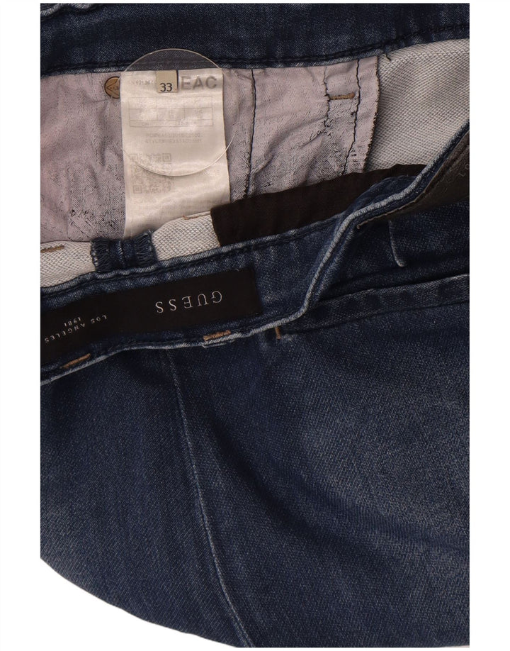 Jeansy Guess Męskie Slim W33 L32 Granatowe