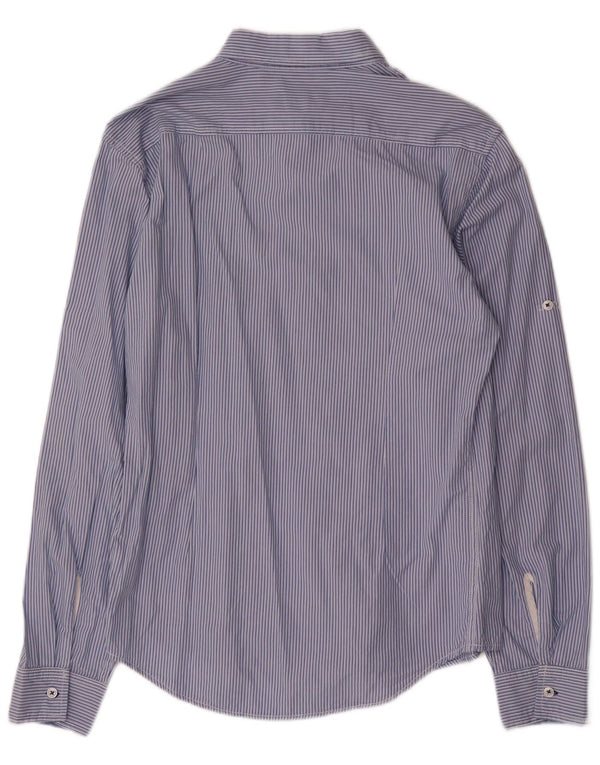 Koszula męska Zara, duża, bawełniana w niebieskie paski