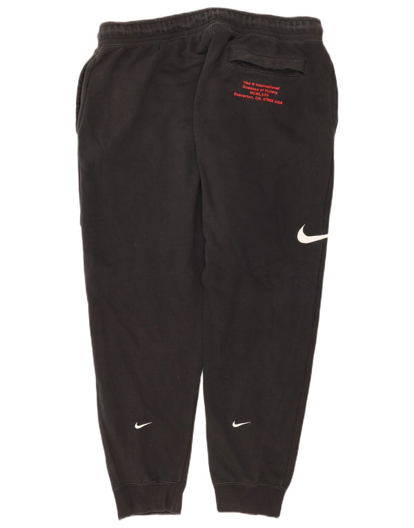 Męskie spodnie dresowe Nike z grafiką, 2XL, czarne, bawełniane
