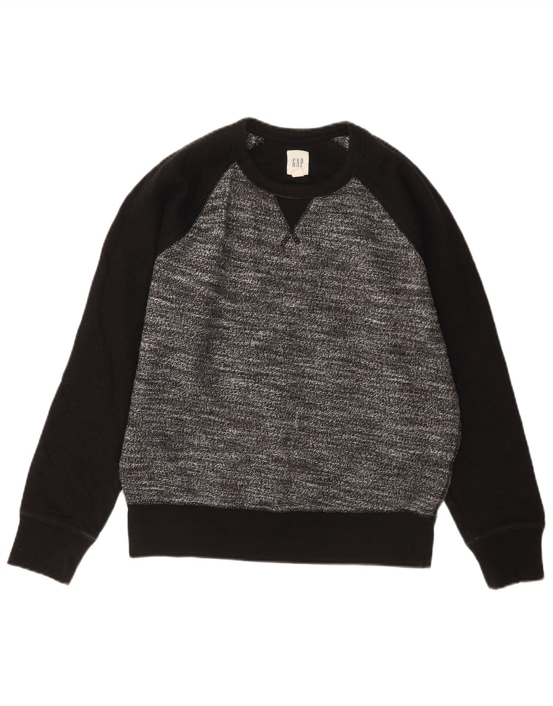 Męska bluza Gap, mała, szara, z blokami kolorów, bawełniana