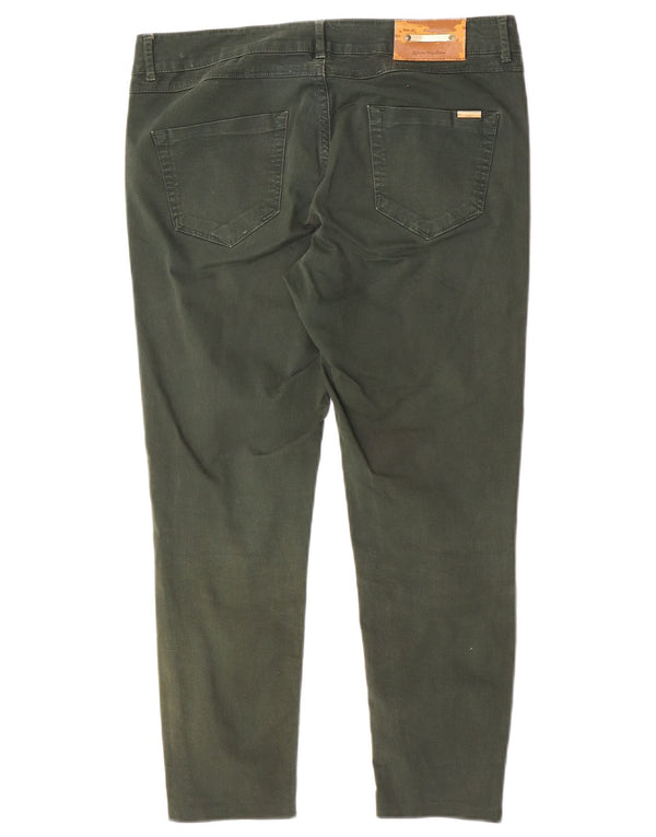 Jeansy damskie Zara Crop Slim EU 40 Medium W30 L24 Zielone