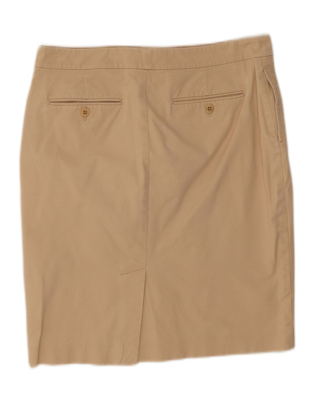 Ralph Lauren Damska prosta spódnica US 6 Medium W32 Beżowa bawełna