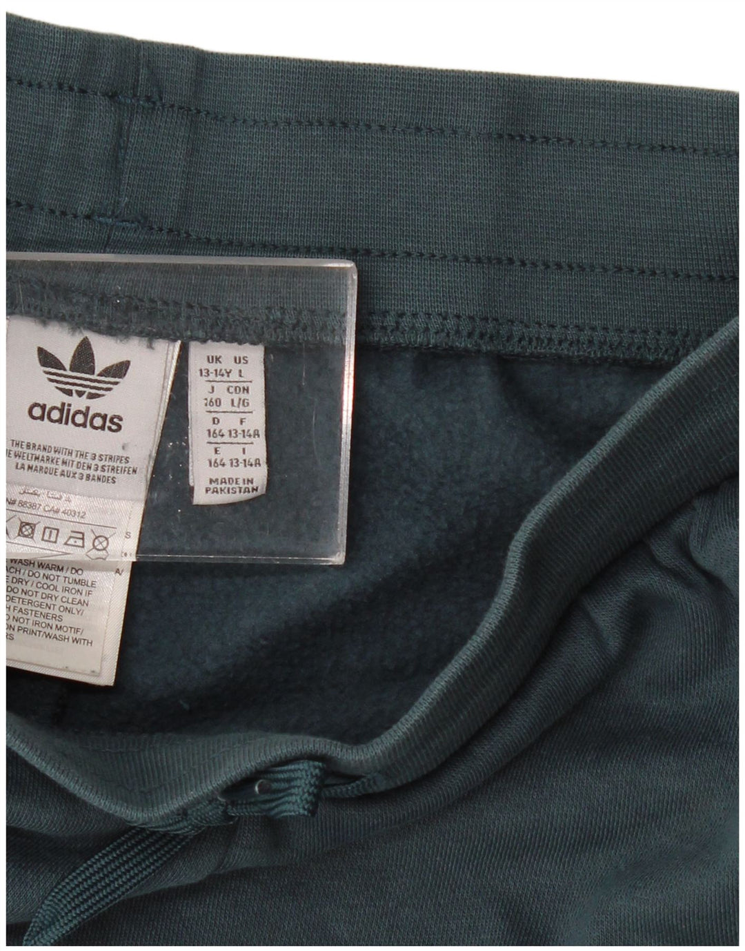 Chłopięce spodenki sportowe ADIDAS 13-14 lat Zielony poliester