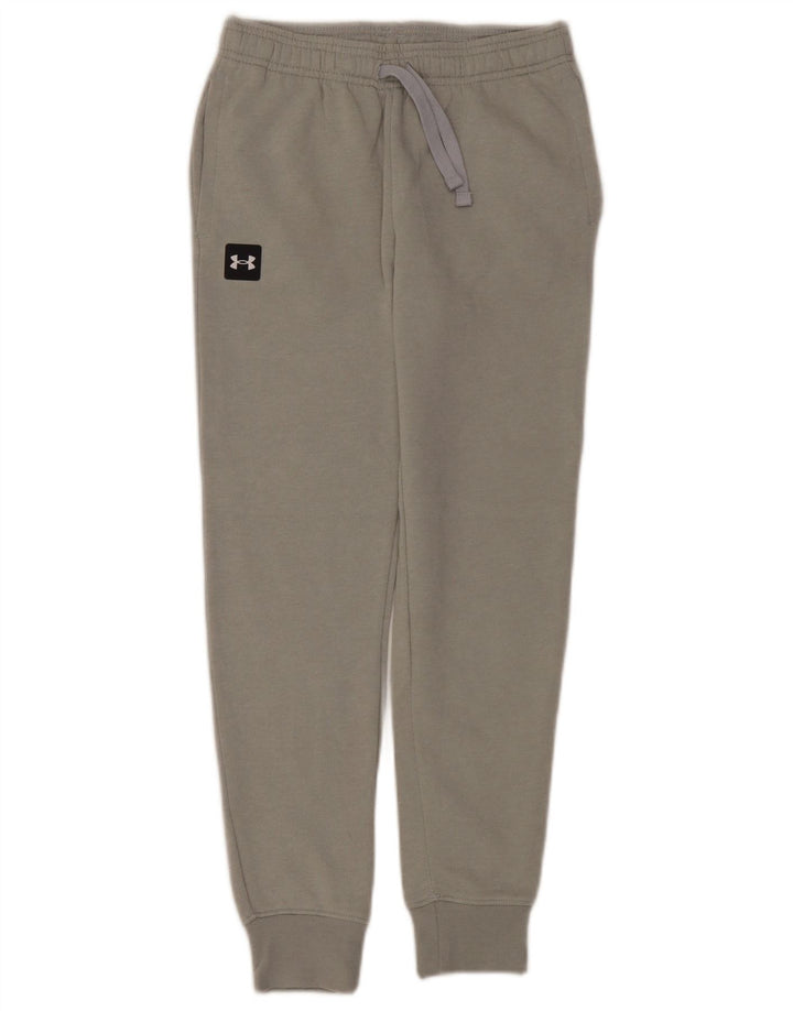 Spodnie dresowe chłopięce Under Armour Joggers 9-10 lat, średnioszare, bawełniane
