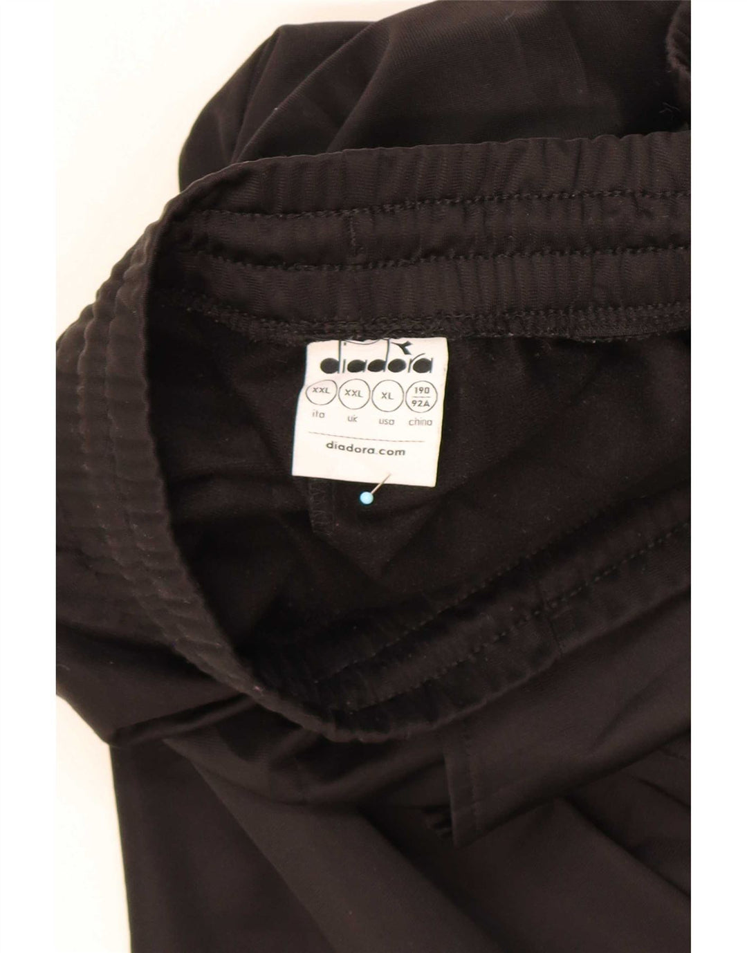 Męskie spodnie dresowe Diadora Joggers 2XL Czarny poliester