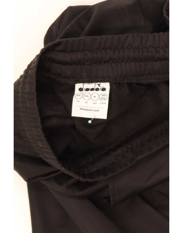 Męskie spodnie dresowe Diadora Joggers 2XL Czarny poliester