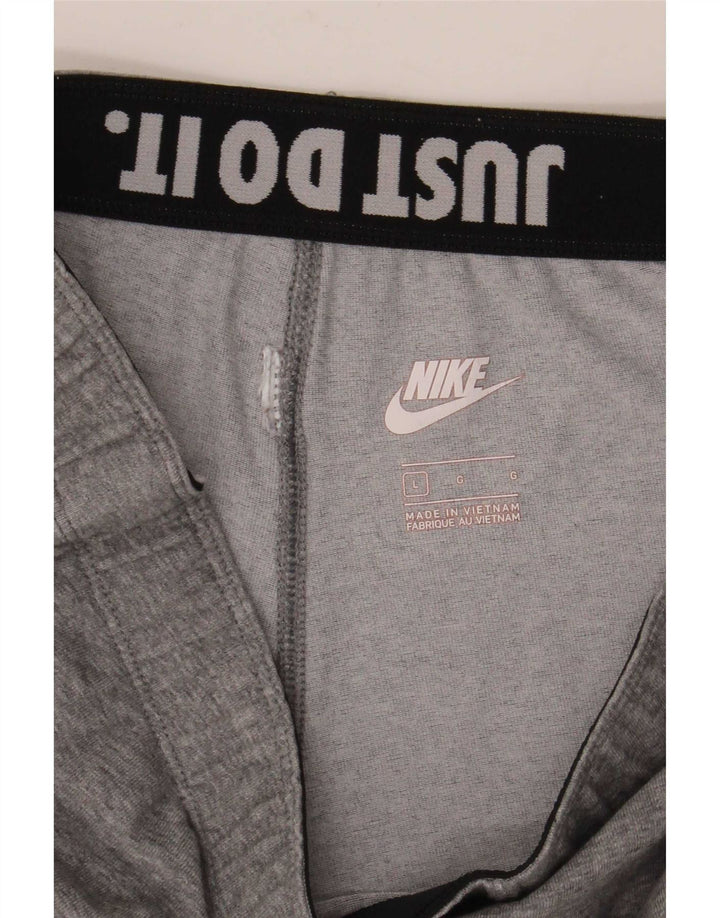 Damskie legginsy Nike Graphic UK 14, duże, szare nakrapiane