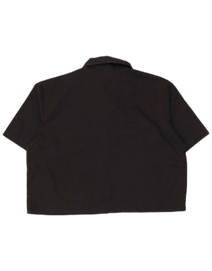 Damska koszulka z krótkim rękawem Dickies UK 16, duża, czarna, poliester