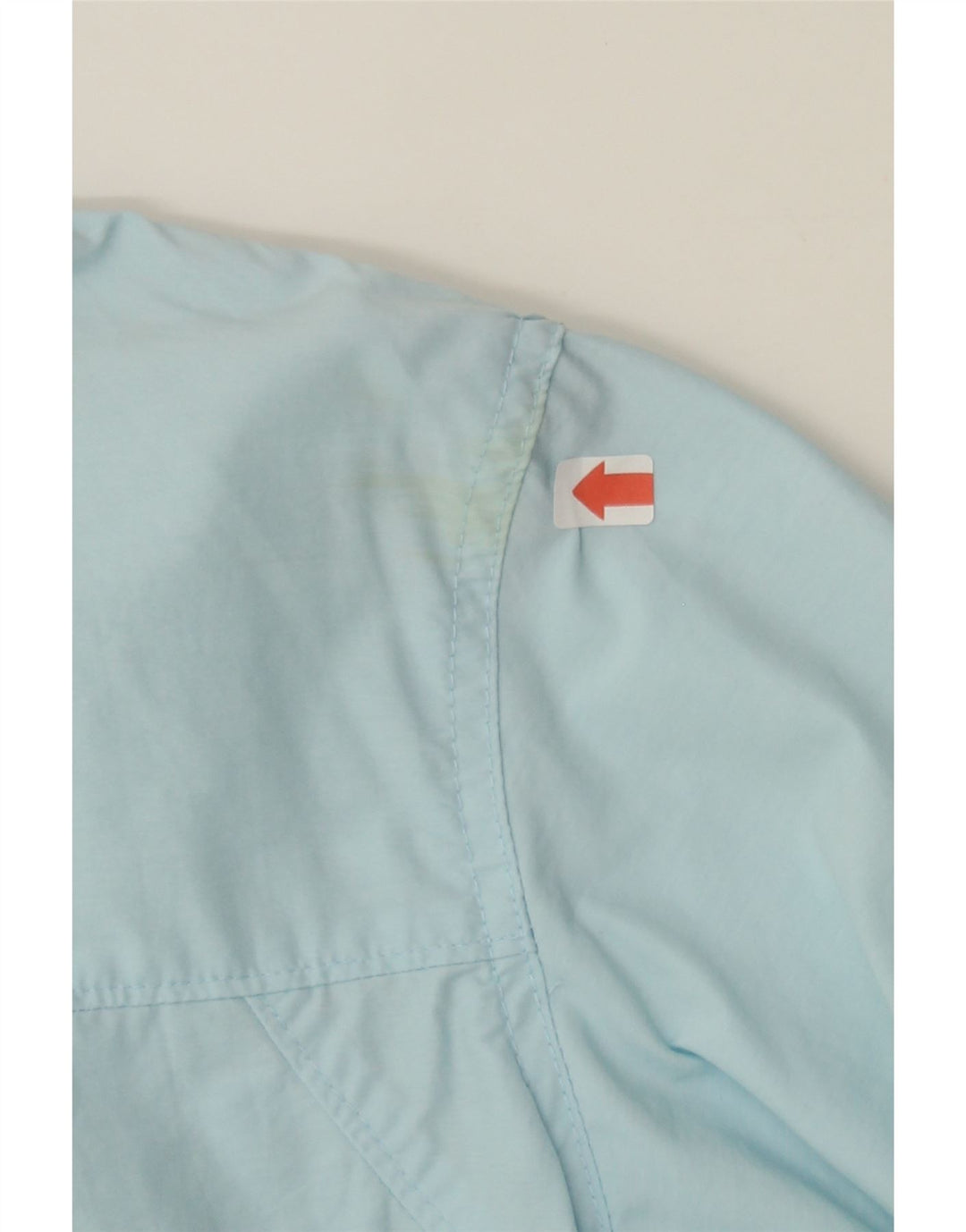 COLUMBIA Womens Oversized Hooded Rain Jacket UK 10 Small Blue Cotton Vintage Columbia and Second-Hand Columbia from Messina Hembry 