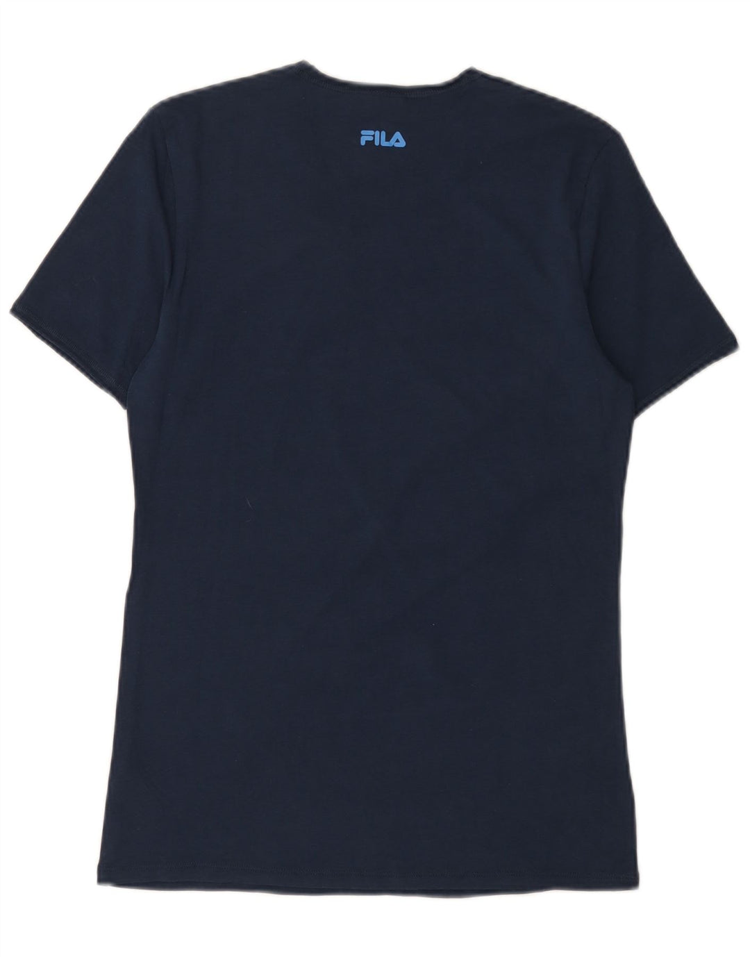 T-shirt męski Fila Top, mały, granatowy, bawełniany