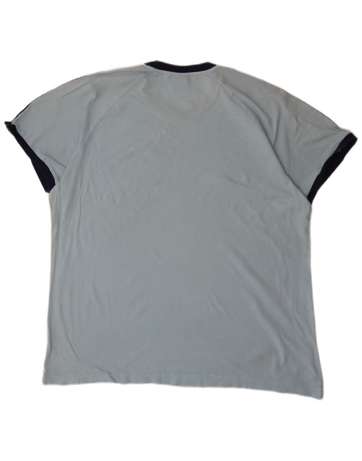 Adidas Męski T-shirt Top XL Niebieski