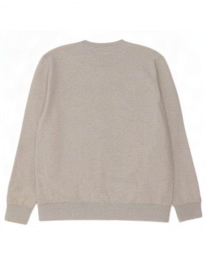 Męska bluza z grafiką Jack & Jones XL, szara, nakrapiana bawełna