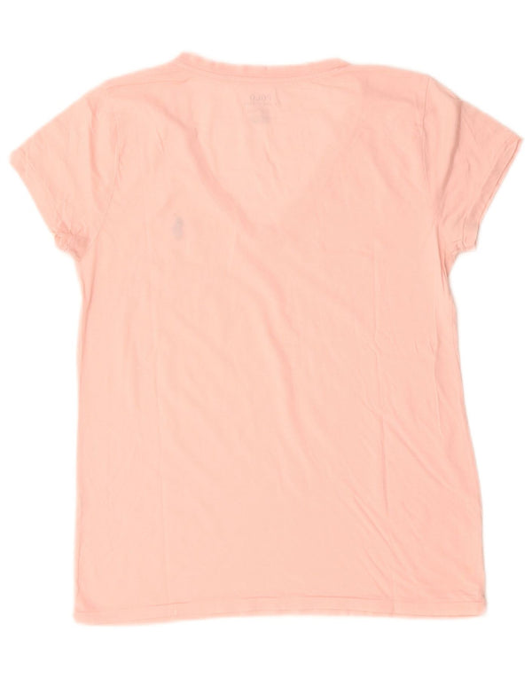 Koszulka damska Polo Ralph Lauren Top UK 10 Small Pink Cotton