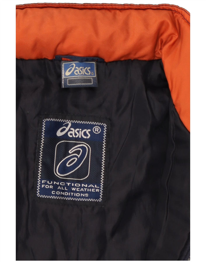 Męska wiatrówka Asics Graphic UK 38 Średni granatowy blok kolorów