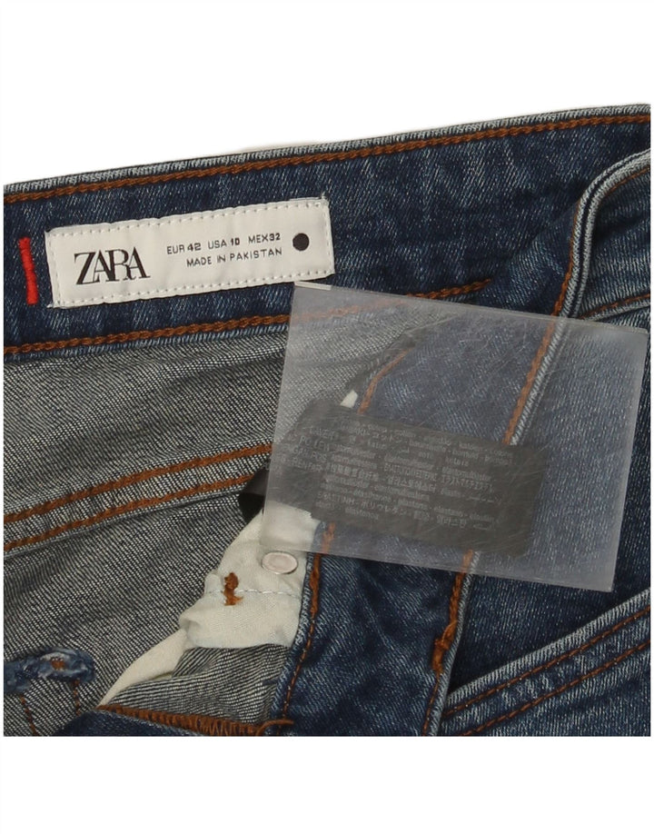 Damskie jeansy Bootcut Zara EU 42 Large W32 L29 Niebieska bawełna