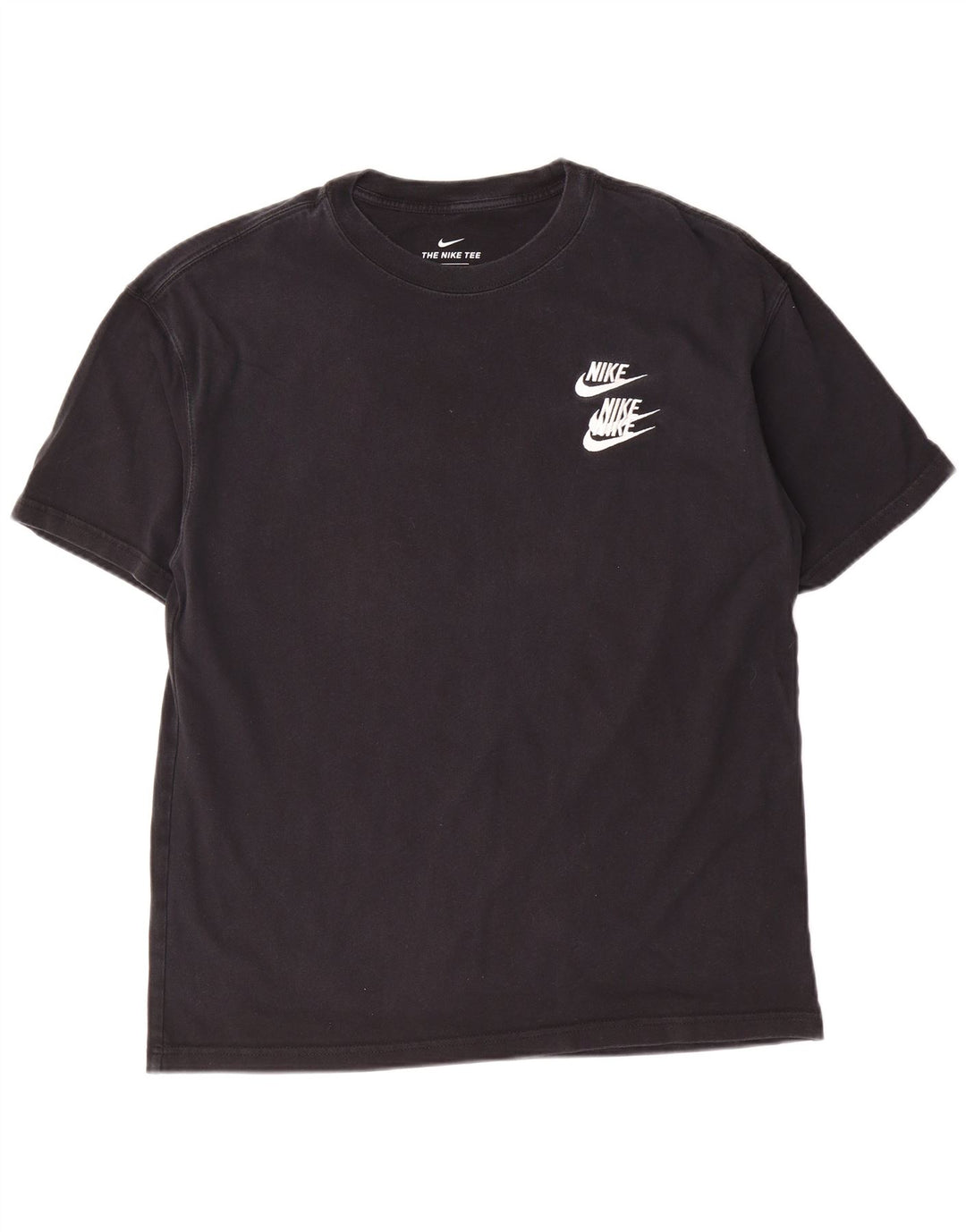Męski T-shirt z grafiką Nike, średni czarny, bawełniany