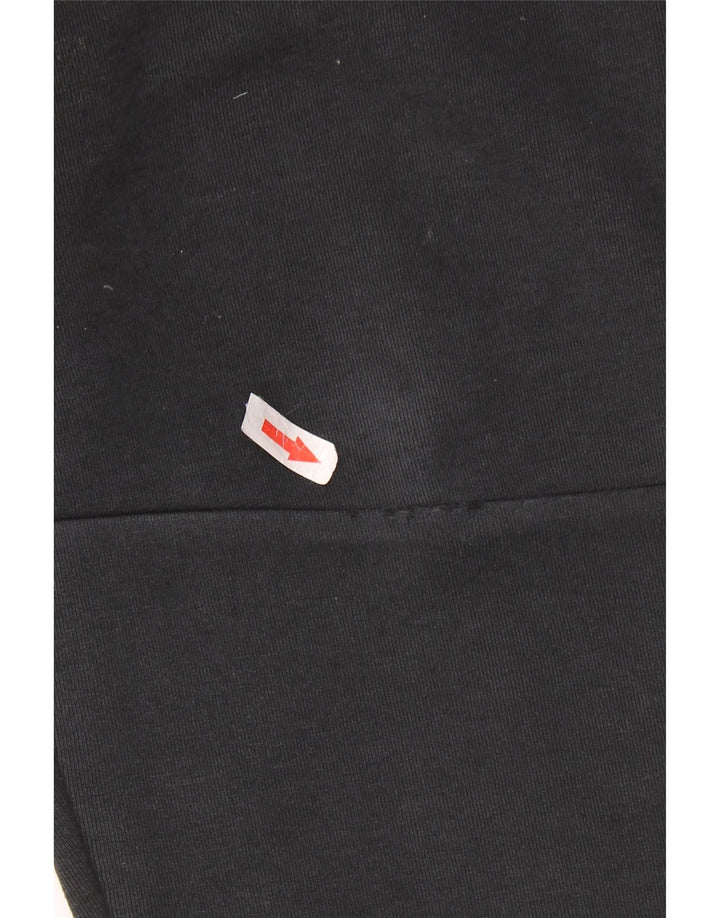 Męskie spodnie dresowe NIKE Joggery, średnia czarna bawełna