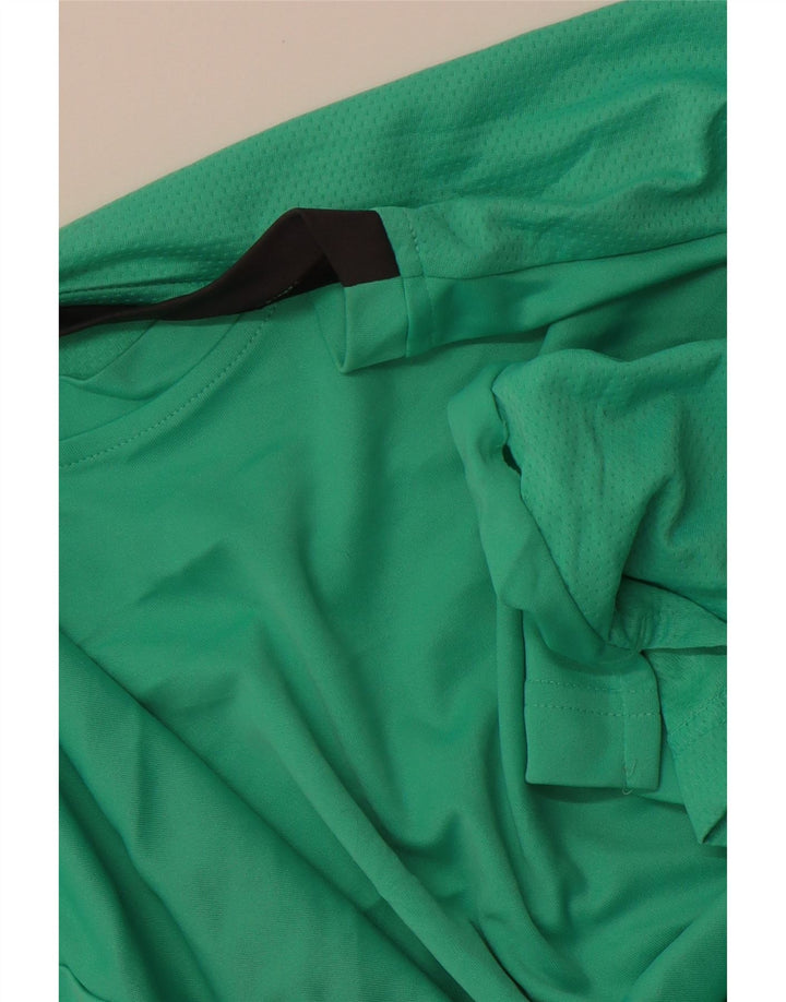 Męska koszulka ADIDAS Climacool w kolorze średniej zieleni