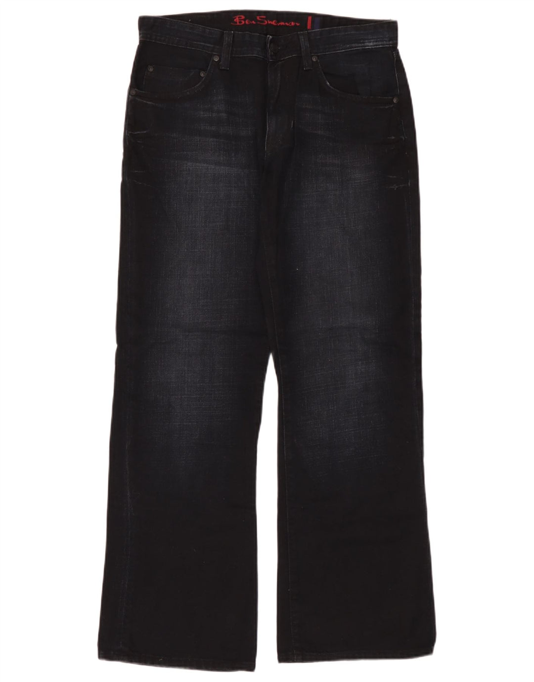 Męskie jeansy Bootcut Ben Sherman W32 L30 Granatowa bawełna