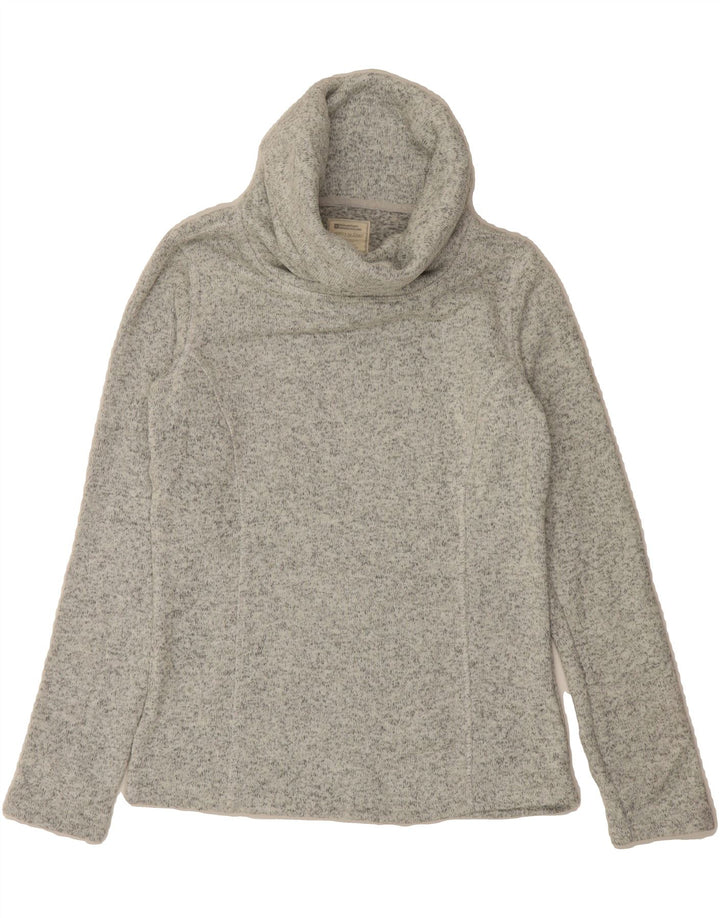 MOUNTAIN WAREHOUSE Womens Roll Neck Jumper Sweater UK 10 Small  Grey Vintage Mountain Warehouse and Second-Hand Mountain Warehouse from Messina Hembry 