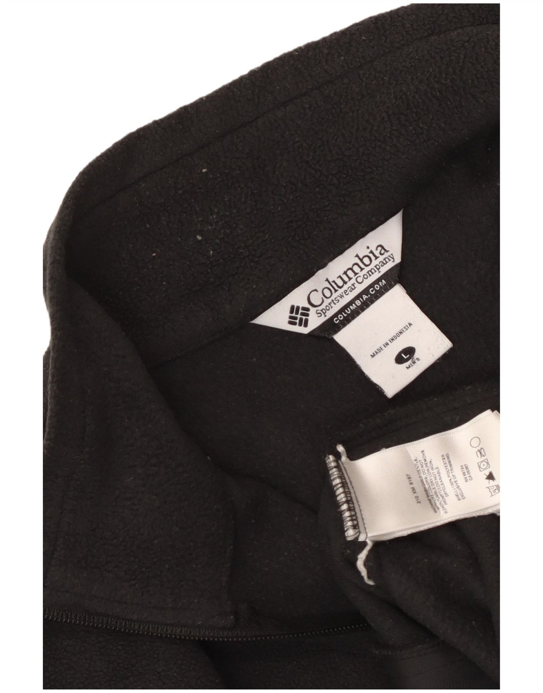 Męska kurtka polarowa Columbia Mizzou UK 40, duża, czarna, poliester