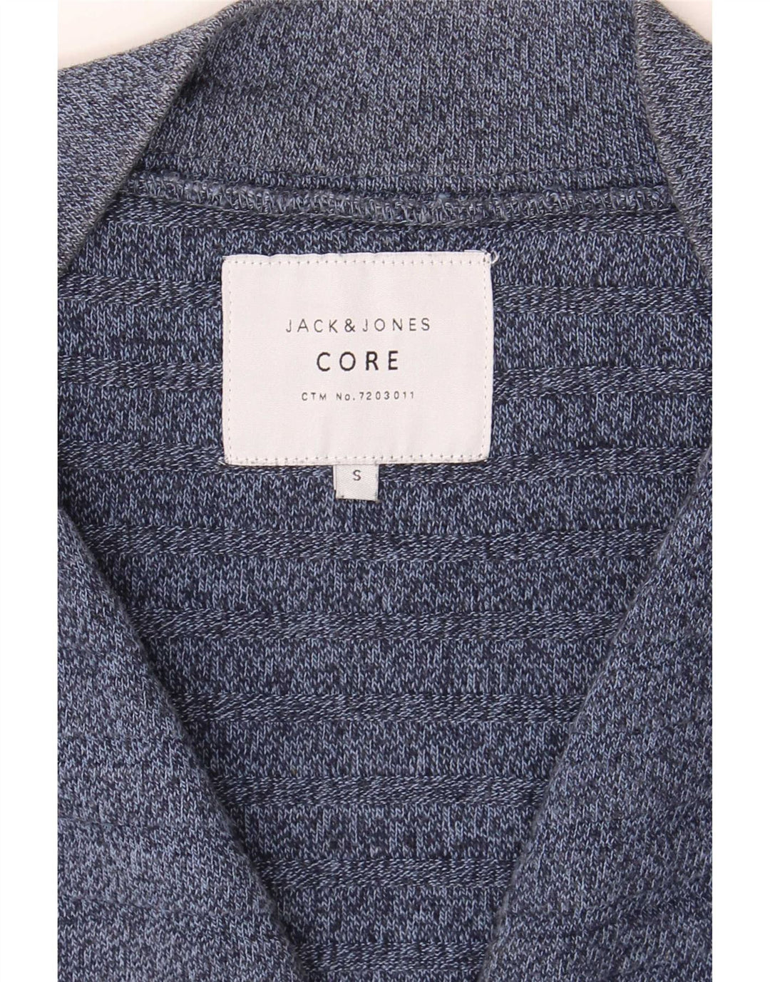 Męski sweter kardigan Jack & Jones w małe granatowe paski