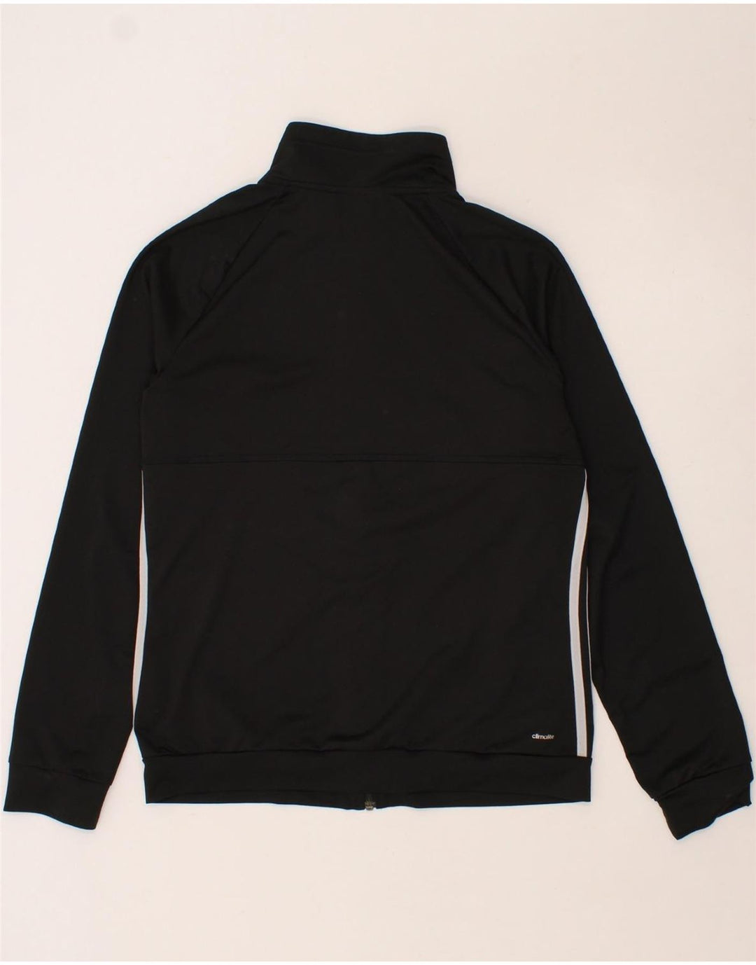 ADIDAS Womens Climalite Tracksuit Top Jacket UK 12/14 Medium Black Vintage Adidas and Second-Hand Adidas from Messina Hembry 