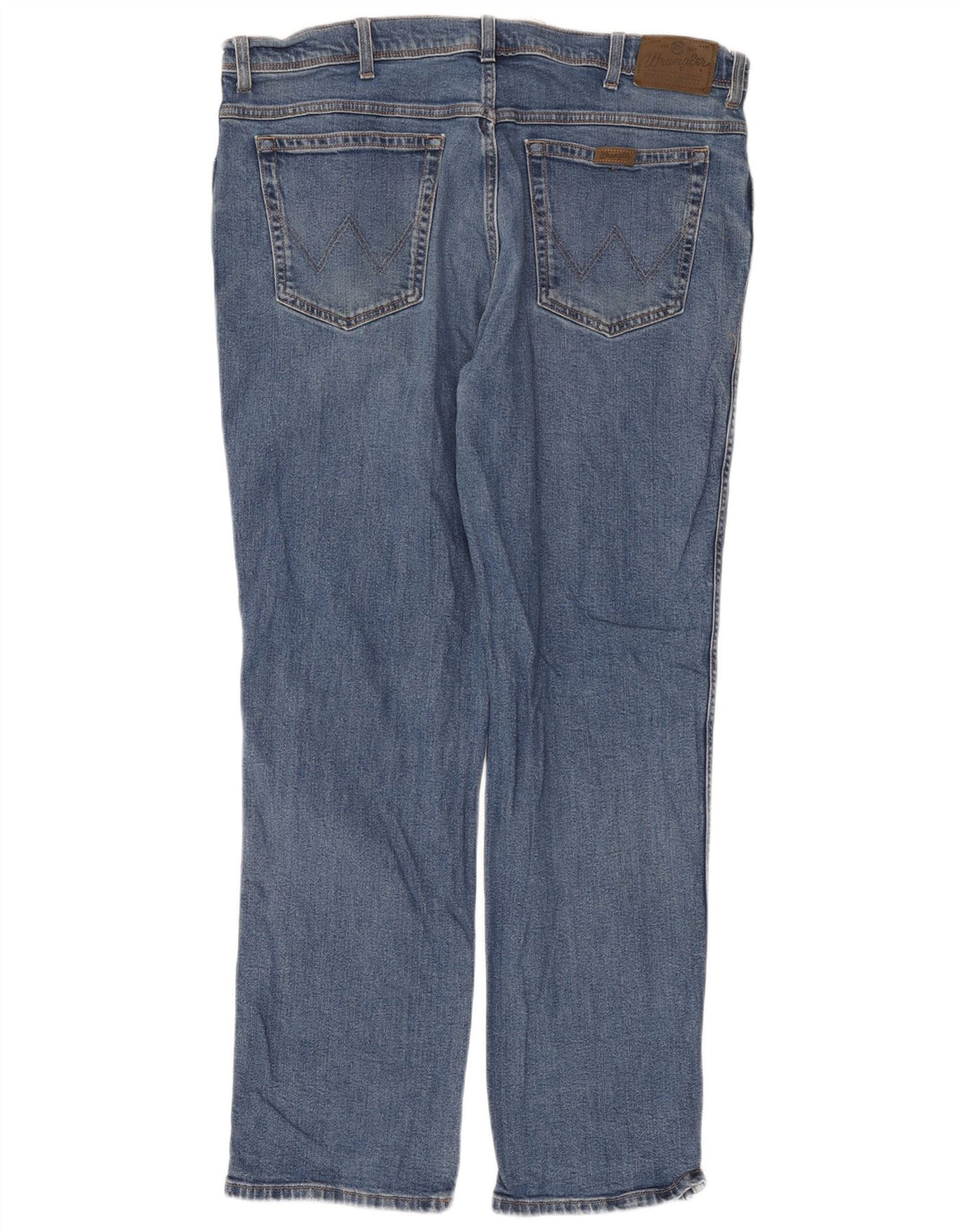 Męskie jeansy Wrangler o prostym kroju W40 L34, niebieskie, bawełniane