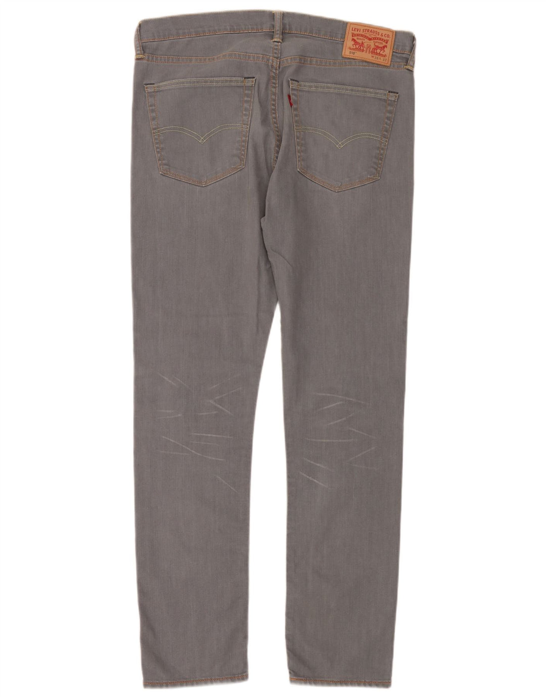 Męskie jeansy Levi's 510 Skinny W36 L32 Szara bawełna