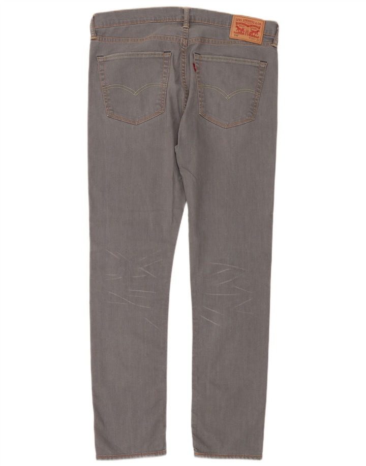 Męskie jeansy Levi's 510 Skinny W36 L32 Szara bawełna