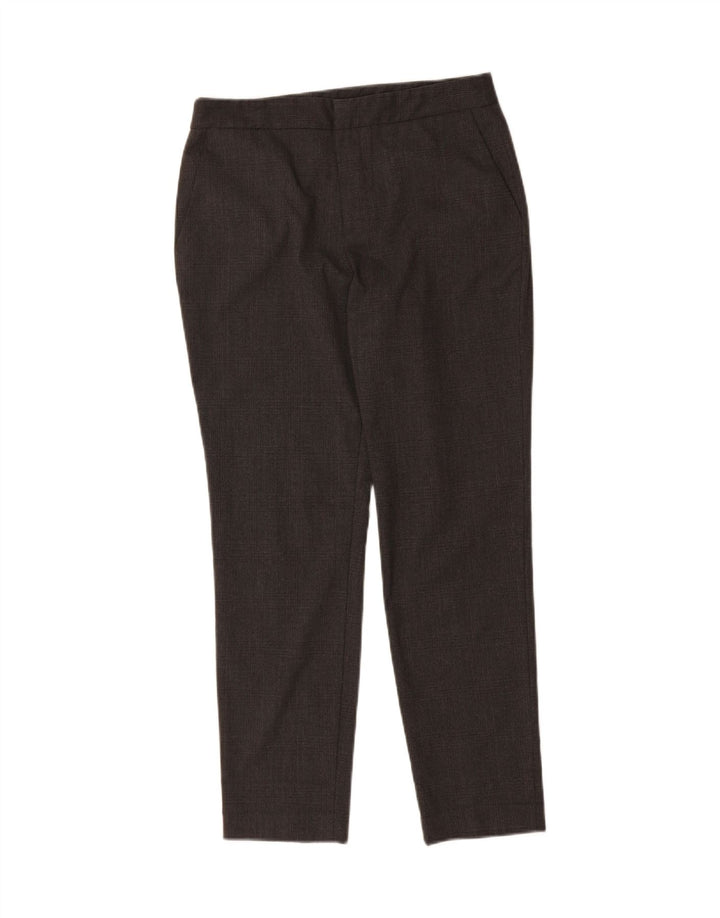 ZARA Womens Slim Suit Trousers EU 36 XS W26 L28 Grey Check Polyester Vintage Zara and Second-Hand Zara from Messina Hembry 