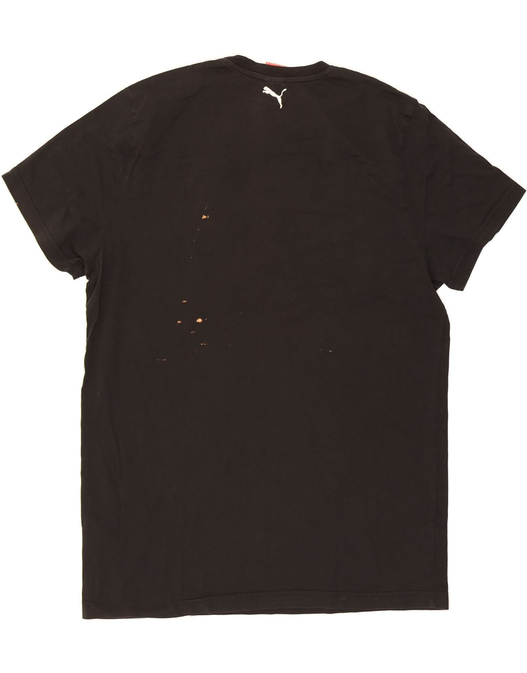 PUMA Mens Graphic T-Shirt Top 2XL Black Vintage Puma and Second-Hand Puma from Messina Hembry 