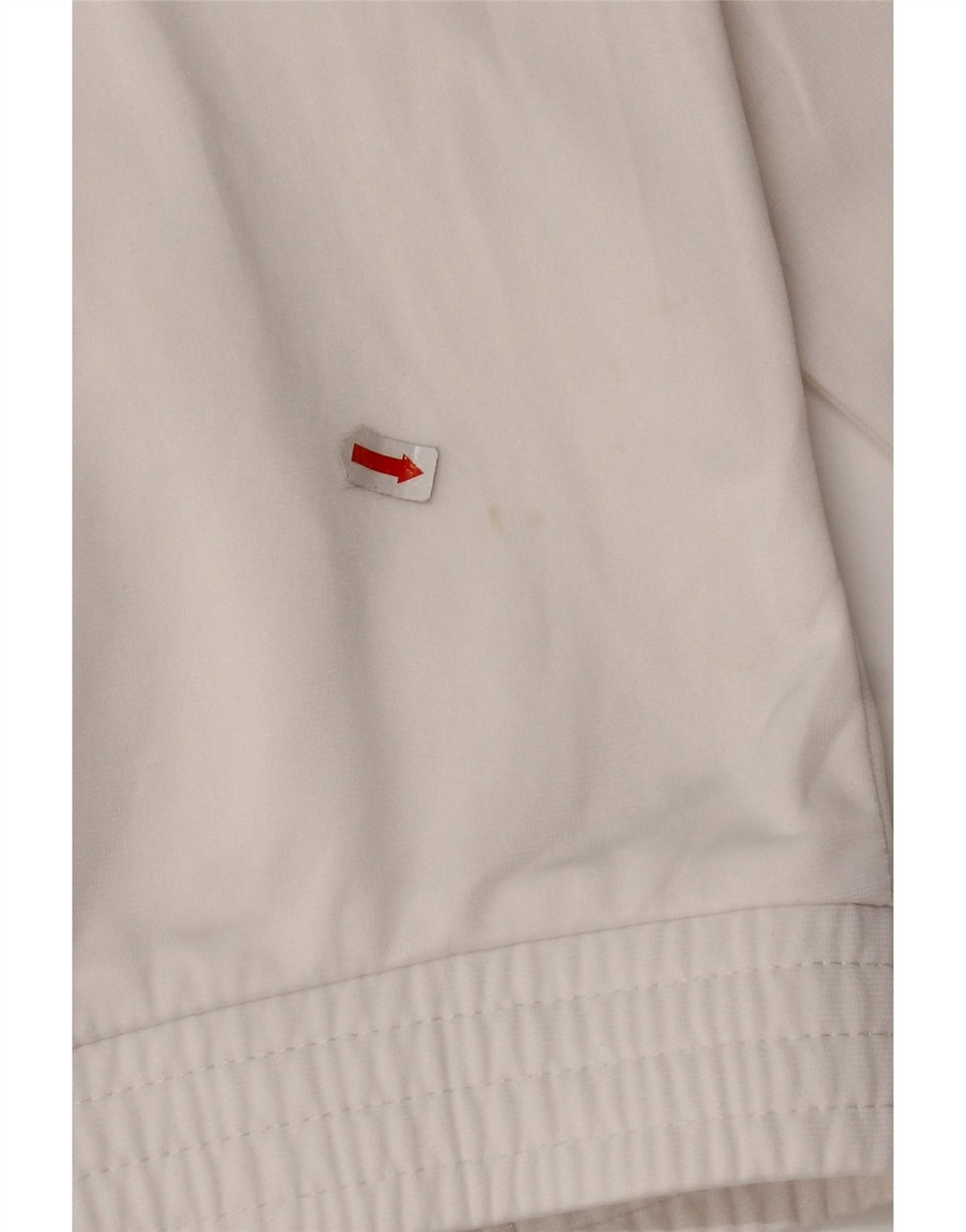 Męska kurtka dresowa ASICS z grafiką, poliester w kolorze średniej bieli